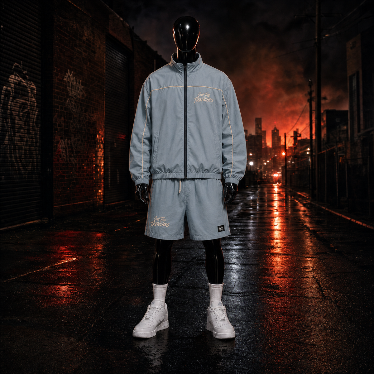 Windbreaker & Shorts Set