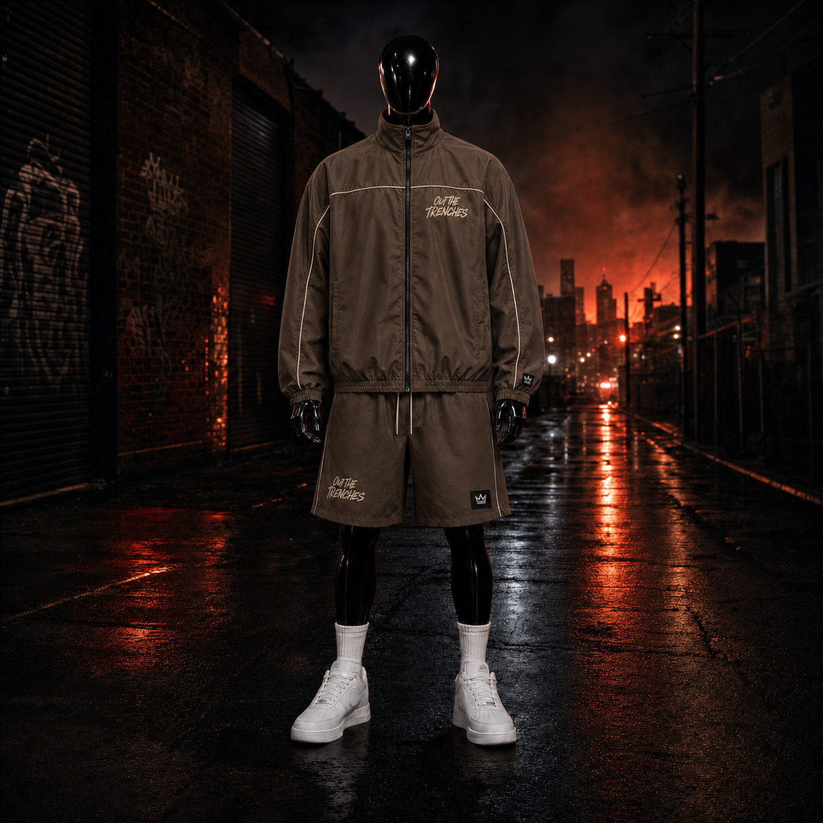 Windbreaker & Shorts Set
