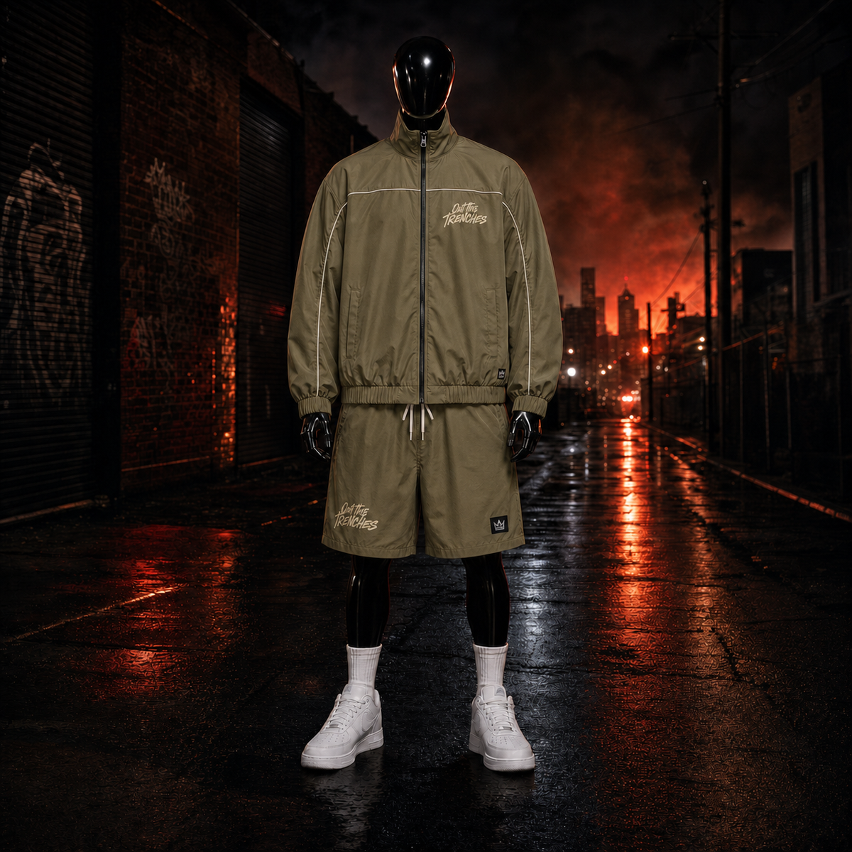Windbreaker & Shorts Set