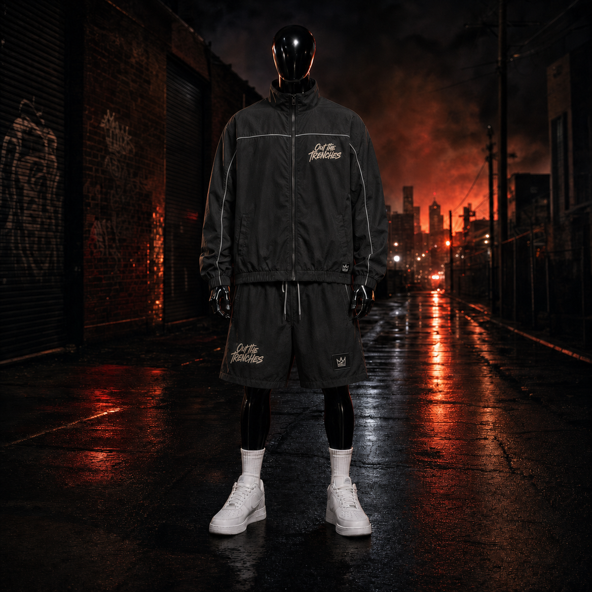 Windbreaker & Shorts Set